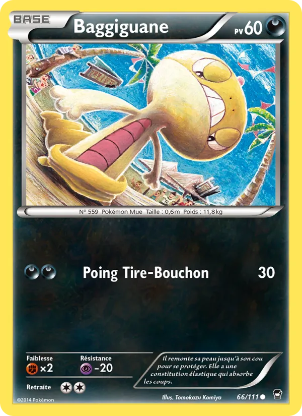 Carte Baggiguane 66/111 – Poings Furieux