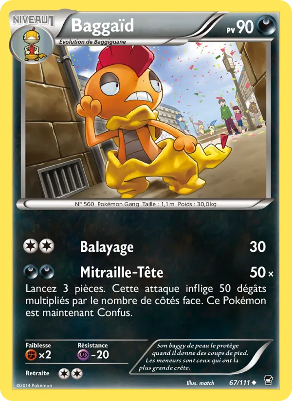 Carte Baggaïd 67/111 – Poings Furieux