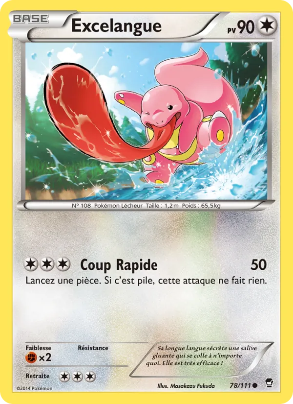 Carte Excelangue 78/111 – Poings Furieux