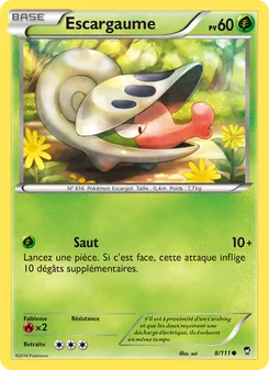 Carte Escargaume 8/111 – Poings Furieux
