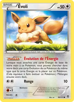 Carte Évoli 80/111 – Poings Furieux