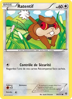 Carte Ratentif 84/111 – Poings Furieux