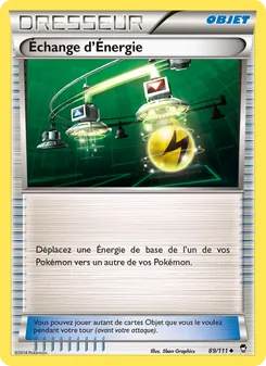 Carte Échange d'Énergie 89/111 – Poings Furieux