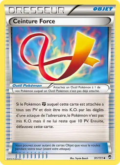 Carte Ceinture Force 91/111 – Poings Furieux