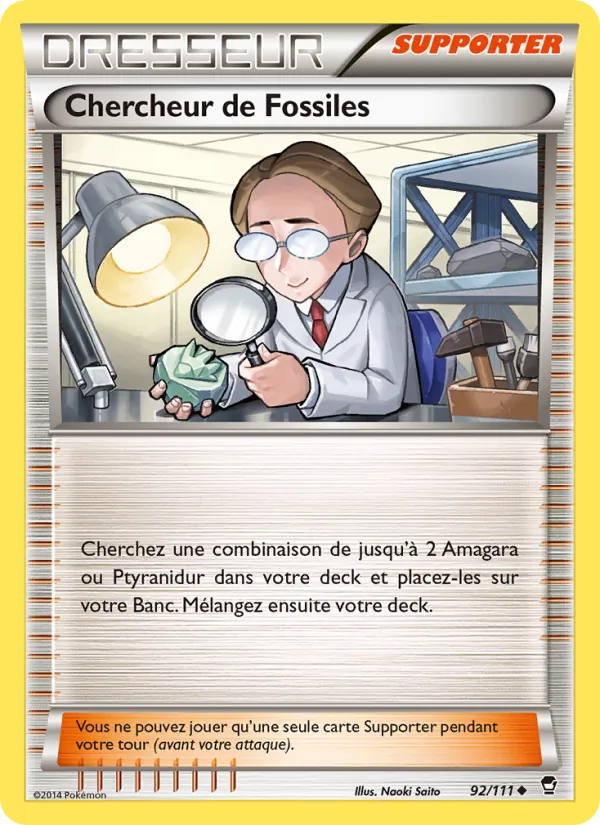 Carte Chercheur de Fossiles 92/111 – Poings Furieux