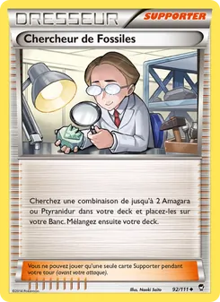 Carte Chercheur de Fossiles 92/111 – Poings Furieux