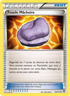 Carte Fossile Mâchoire 94/111 – Poings Furieux