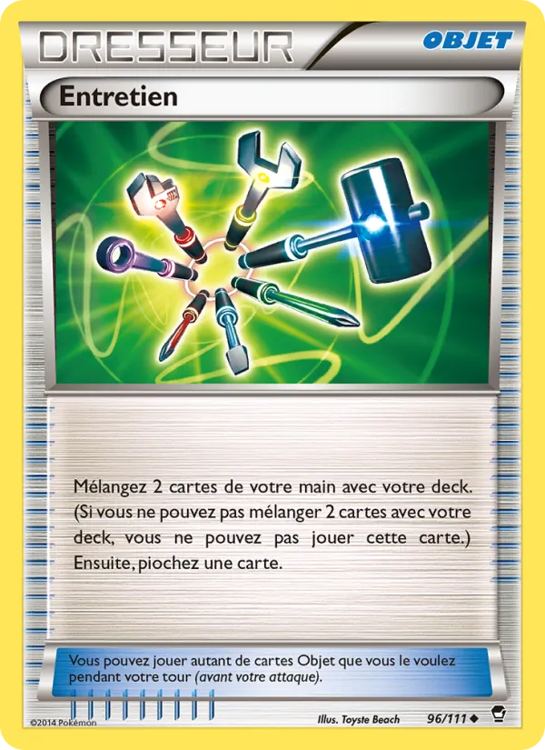 Carte Entretien 96/111 – Poings Furieux