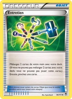 Carte Entretien 96/111 – Poings Furieux