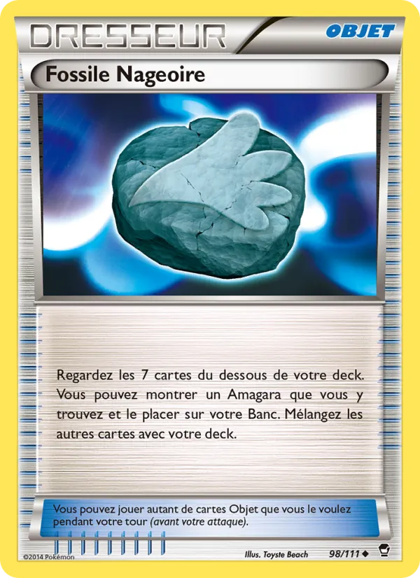 Carte Fossile Nageoire 98/111 – Poings Furieux