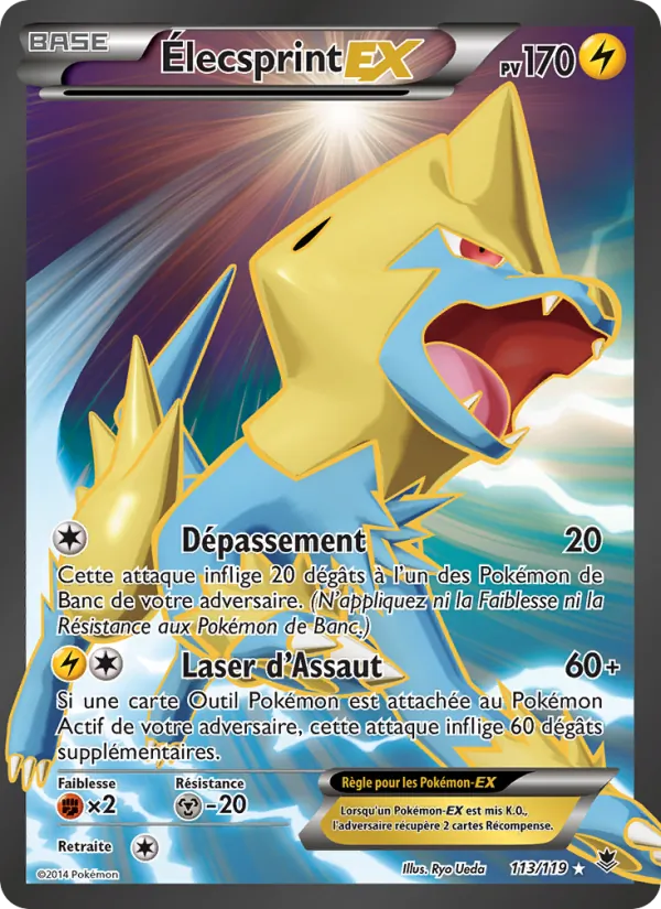 Carte Élecsprint EX 113/119 – Vigueur Spectrale