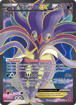 Carte Sepiatroce EX 115/119 – Vigueur Spectrale