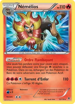 Carte Némélios 12/119 – Vigueur Spectrale