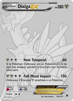 Carte Dialga EX 122/119 – Vigueur Spectrale