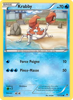 Carte Krabby 13/119 – Vigueur Spectrale