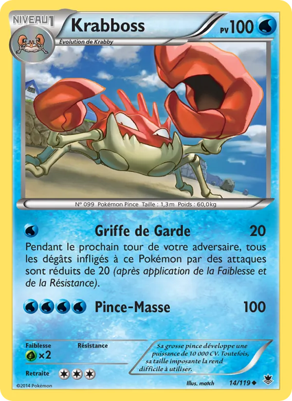 Carte Krabboss 14/119 – Vigueur Spectrale