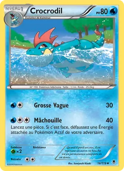Carte Crocrodil 16/119 – Vigueur Spectrale