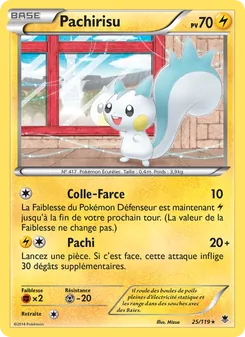 Carte Pachirisu 25/119 – Vigueur Spectrale