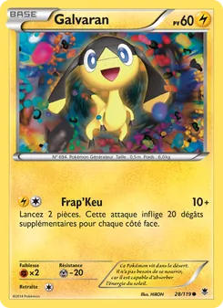 Carte Galvaran 28/119 – Vigueur Spectrale
