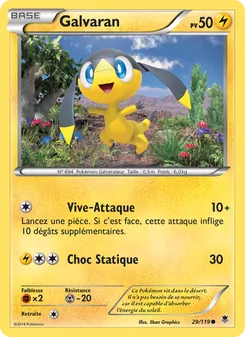 Carte Galvaran 29/119 – Vigueur Spectrale