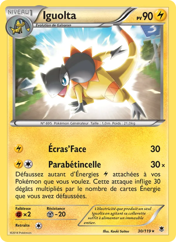 Carte Iguolta 30/119 – Vigueur Spectrale