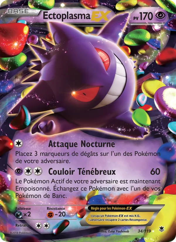 Carte Ectoplasma EX 34/119 – Vigueur Spectrale