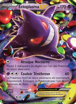 Carte Ectoplasma EX 34/119 – Vigueur Spectrale
