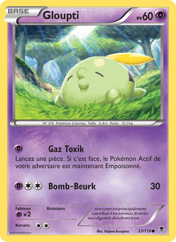 Carte Gloupti 37/119 – Vigueur Spectrale