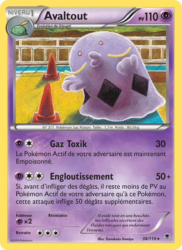 Carte Avaltout 38/119 – Vigueur Spectrale