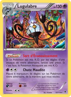 Carte Lugulabre 43/119 – Vigueur Spectrale