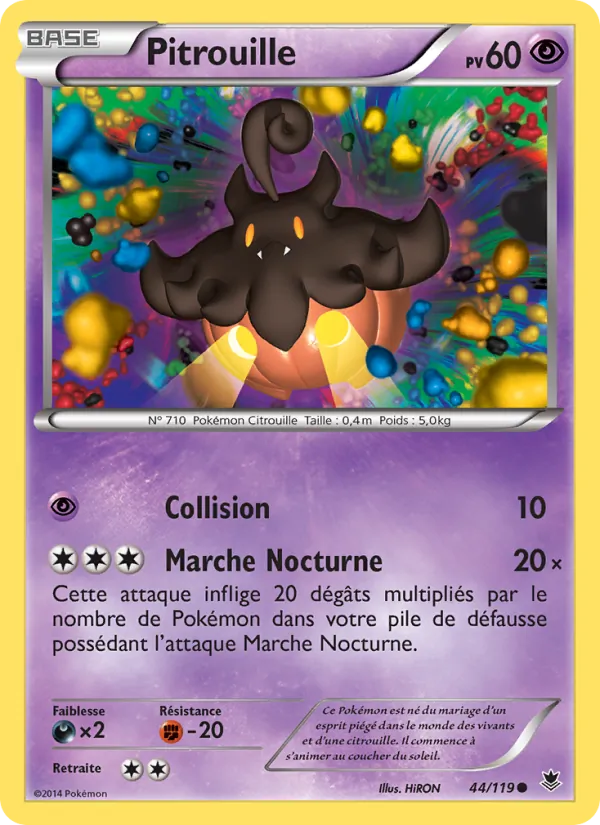 Carte Pitrouille 44/119 – Vigueur Spectrale