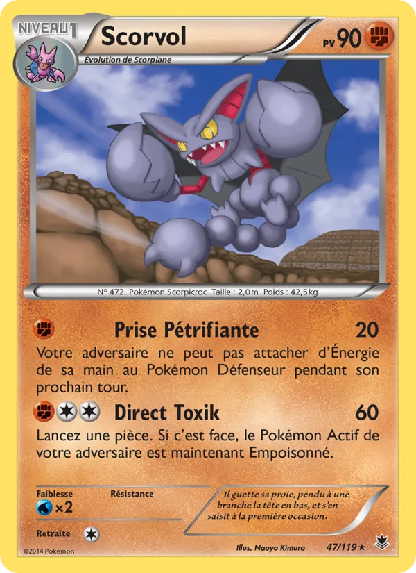 Carte Scorvol 47/119 – Vigueur Spectrale
