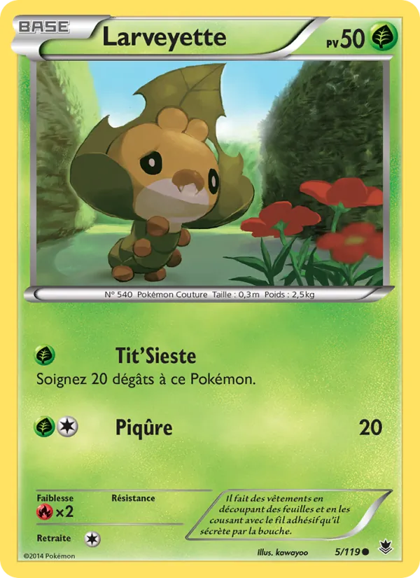 Carte Larveyette 5/119 – Vigueur Spectrale