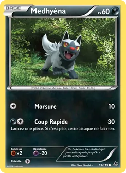 Carte Medhyèna 53/119 – Vigueur Spectrale