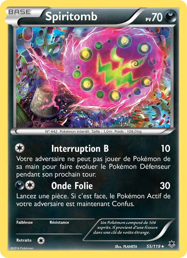 Carte Spiritomb 55/119 – Vigueur Spectrale