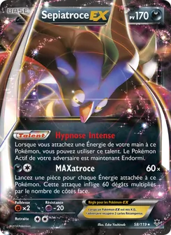 Carte Sepiatroce EX 58/119 – Vigueur Spectrale