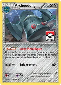 Carte Archéodong 61/119 – Vigueur Spectrale