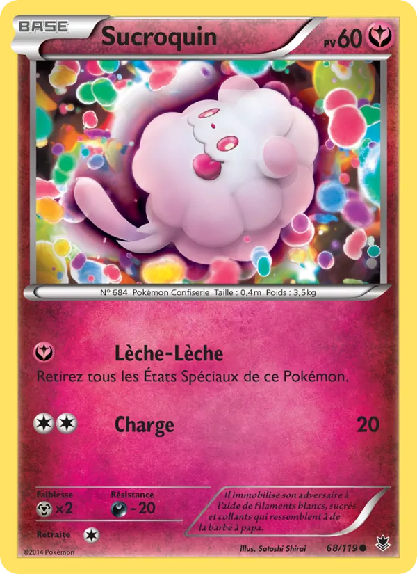 Carte Sucroquin 68/119 – Vigueur Spectrale