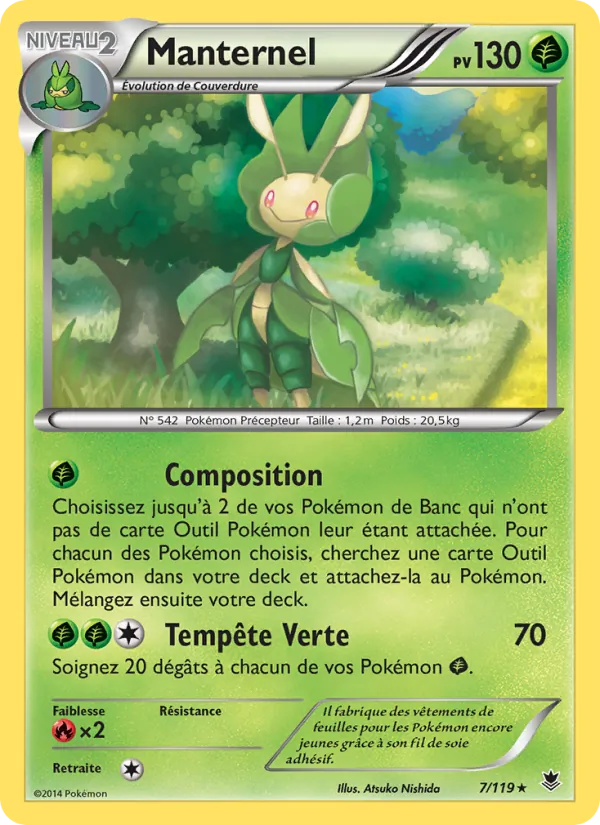 Carte Manternel 7/119 – Vigueur Spectrale