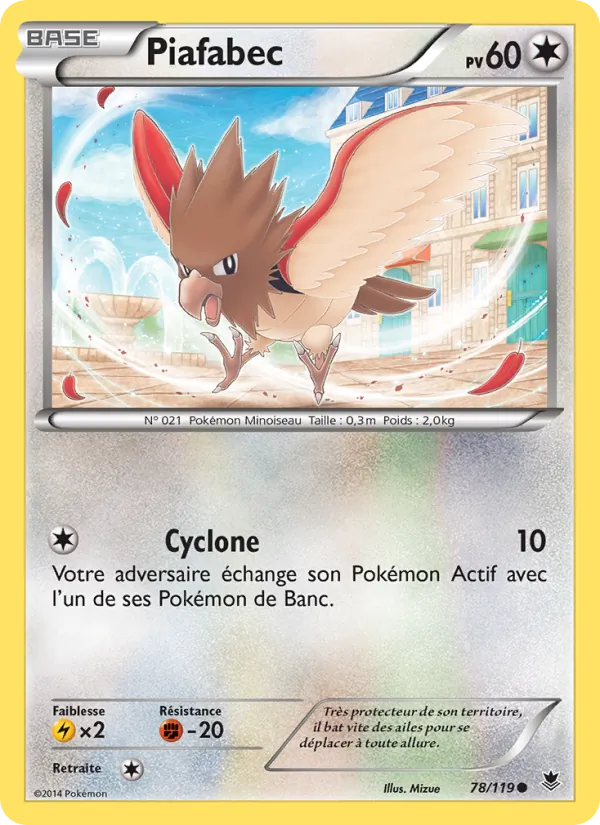 Carte Piafabec 78/119 – Vigueur Spectrale