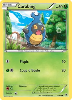 Carte Carabing 8/119 – Vigueur Spectrale