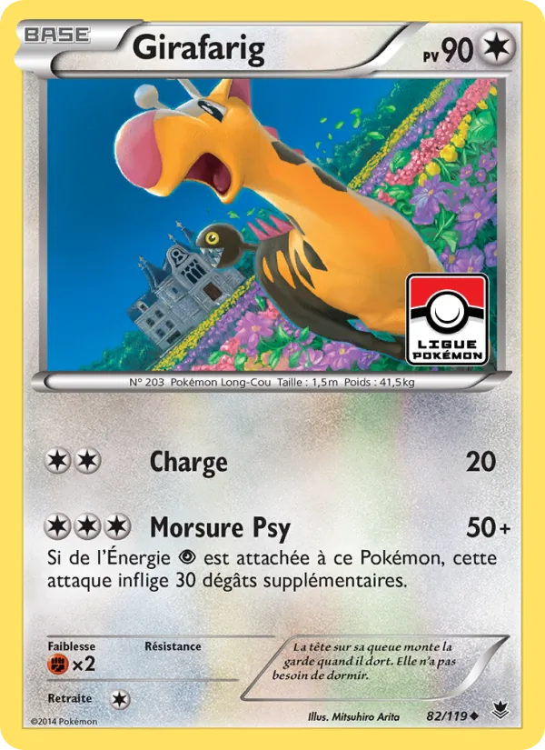 Carte Girafarig 82/119 – Vigueur Spectrale