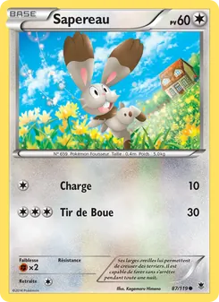 Carte Sapereau 87/119 – Vigueur Spectrale