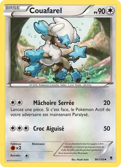 Carte Couafarel 90/119 – Vigueur Spectrale
