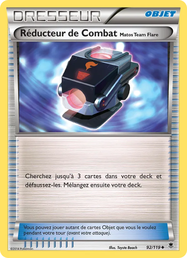 Carte Réducteur de Combat Matos Team Flare 92/119 – Vigueur Spectrale