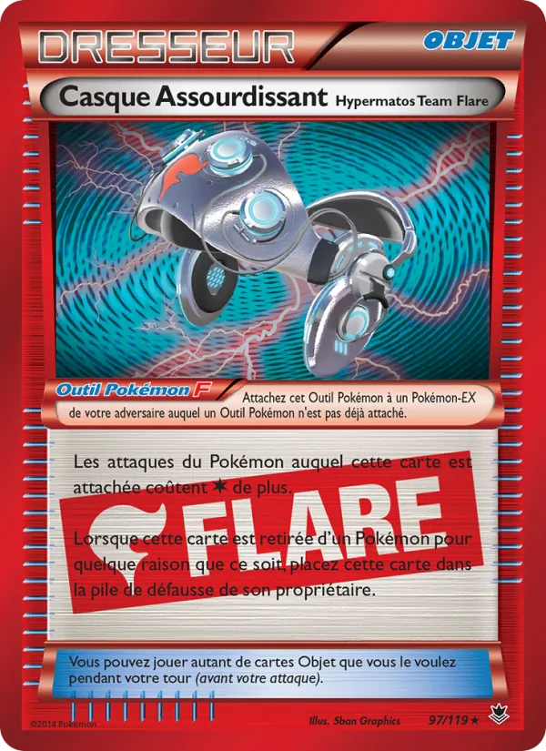 Carte Casque Assourdissant Hypermatos Team Flare 97/119 – Vigueur Spectrale