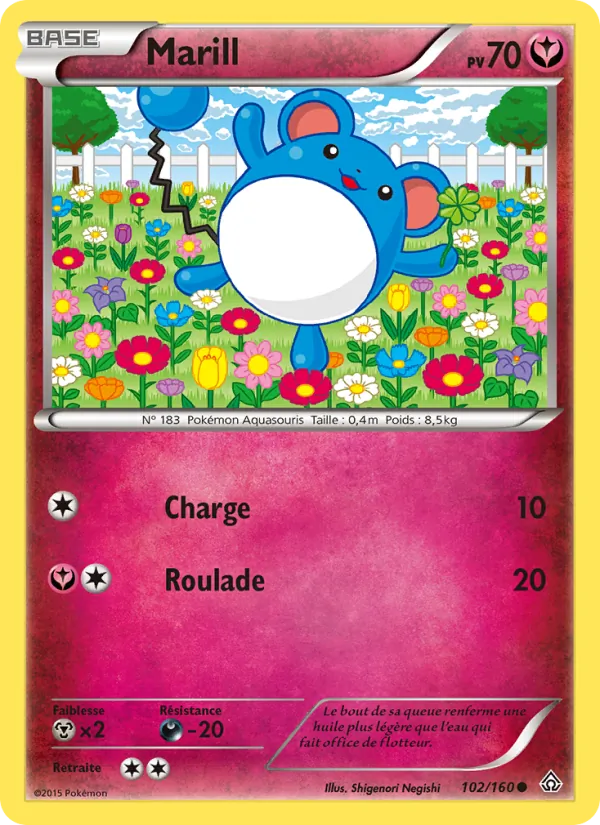Carte Marill 102/160 – Primo-Choc