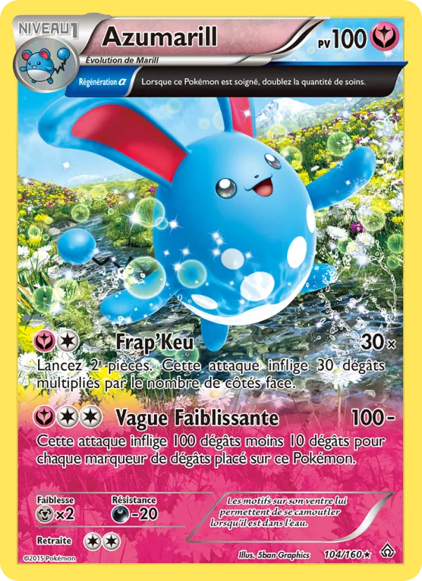 Carte Azumarill 104/160 – Primo-Choc