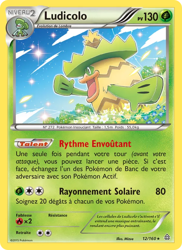 Carte Ludicolo 12/160 – Primo-Choc