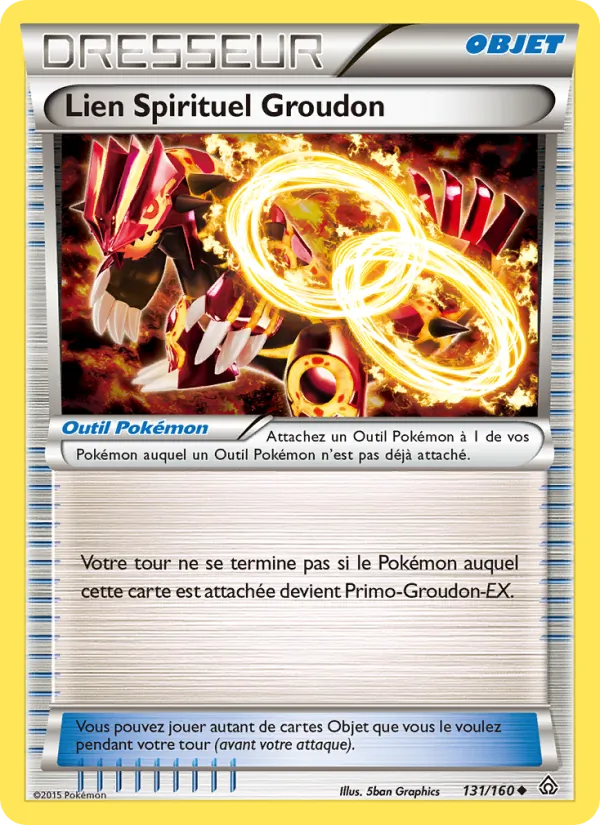 Carte Lien Spirituel Groudon 131/160 – Primo-Choc